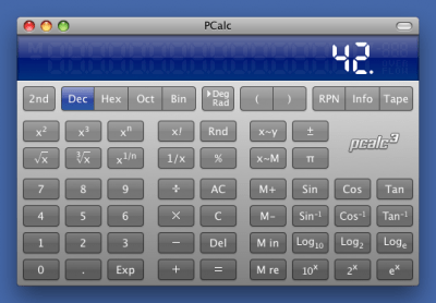 Скриншот приложения PCalc - №3