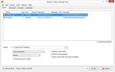Скриншот приложения PeaZip Portable - №3