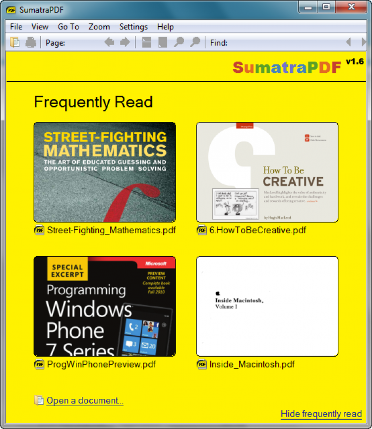 for mac instal Sumatra PDF Portable