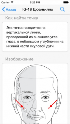Скриншот приложения Акупрессура: применение - №10