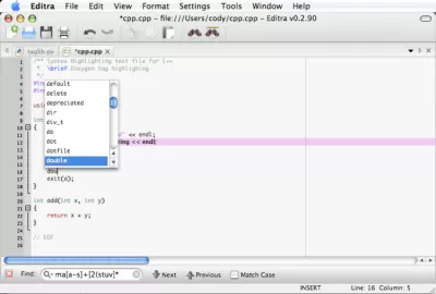 Скриншот приложения Editra - №4