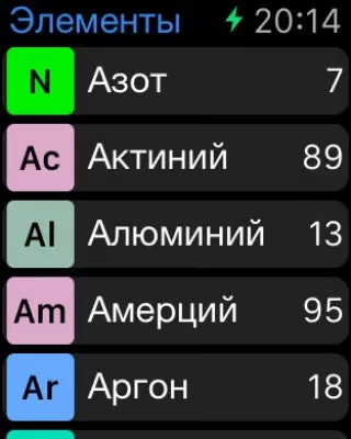 Скриншот приложения Химия - №3