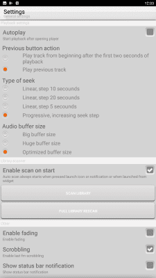 Скриншот приложения Xplay music player - №5