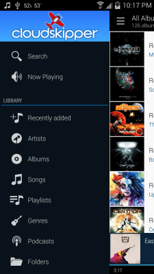 Скриншот приложения Cloudskipper Music Player - №3