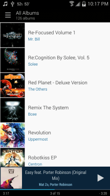 Скриншот приложения Cloudskipper Music Player - №4