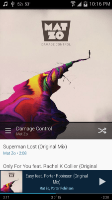 Скриншот приложения Cloudskipper Music Player - №5