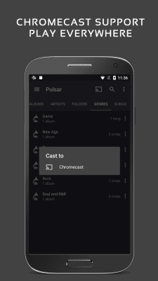 Скриншот приложения Pulsar Музыкальный плеер - №7