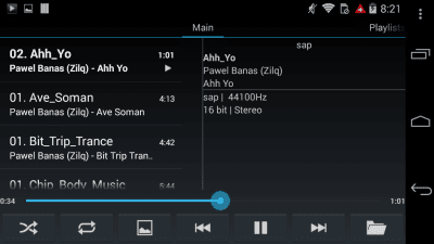 Скриншот приложения DeaDBeeF Player - №3