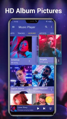 Скриншот приложения Music Player for Android - №4