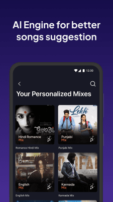 Скриншот приложения Wynk Music - №3