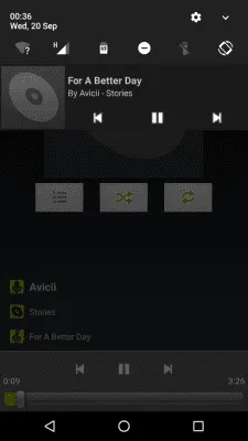 Скриншот приложения AOSP Music+ - №3