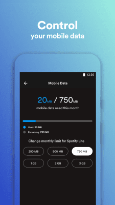 Скриншот приложения Spotify Lite - №2