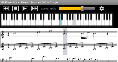 Скриншот приложения Midi Sheet Music - №2