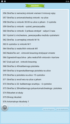 Скриншот приложения Звуки оружия - №1