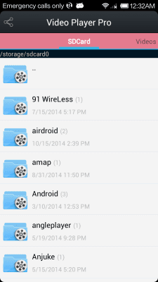 Скриншот приложения Video Player Pro for Android - №3