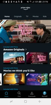 Скриншот приложения Amazon Prime Video - №1