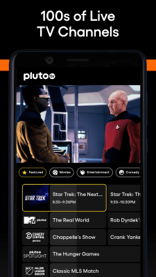 Скриншот приложения Pluto TV: TV for the Internet - №2
