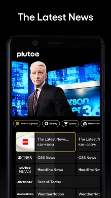 Скриншот приложения Pluto TV: TV for the Internet - №5