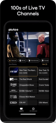 Скриншот приложения Pluto TV - Live TV and Movies - №1
