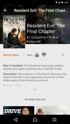 Скриншот приложения Sony Crackle - №4