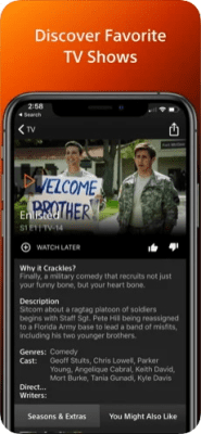 Скриншот приложения Sony Crackle - №4