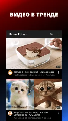 Скриншот приложения Pure Tuber - №6