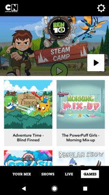 Скриншот приложения Cartoon Network Watch and Play - №2