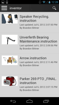 Скриншот приложения Autodesk 360 Mobile - №3
