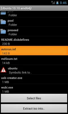 Скриншот приложения ISO Extractor - №1