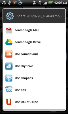 Скриншот приложения RecForge Lite - Audio Recorder - №7