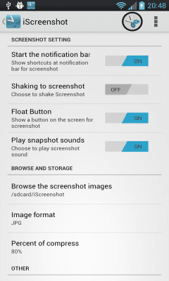 Скриншот приложения Screenshot capture & crop - №3