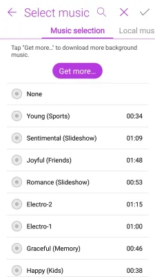 Скриншот приложения Редактор слайдшоу MiniMovie - №6