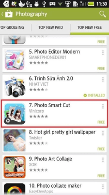 Скриншот приложения Photo Smart Cut - №3