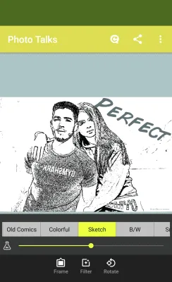 Скриншот приложения Photo talks: speech bubbles - №7