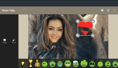 Скриншот приложения Photo talks: speech bubbles - №8