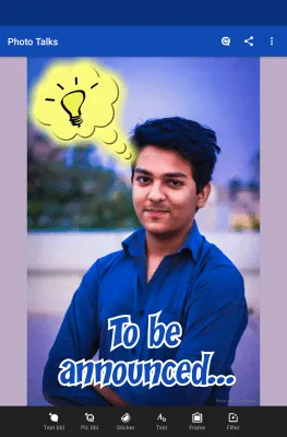 Скриншот приложения Photo talks: speech bubbles - №9