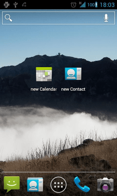 Скриншот приложения Shortcuts for Calendar/Contact - №3