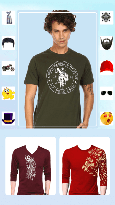 Скриншот приложения Men T-Shirt Photo Editor and Sweatshirt Dress - №3