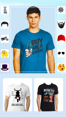 Скриншот приложения Men T-Shirt Photo Editor and Sweatshirt Dress - №4