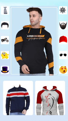 Скриншот приложения Men T-Shirt Photo Editor and Sweatshirt Dress - №5