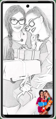 Скриншот приложения Sketch Drawing Photo Editor - №4