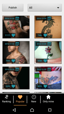 Скриншот приложения Tattoo my Photo - №5