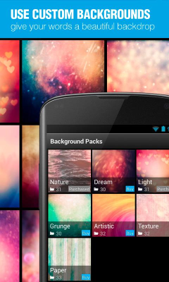 Скриншот приложения InstaQuote: add text to photos - №4