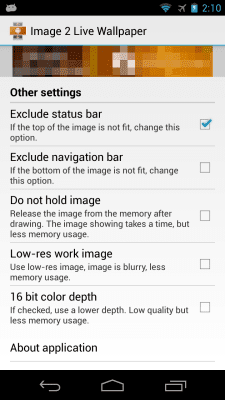 Скриншот приложения Image 2 Live Wallpaper - №4