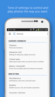 Скриншот приложения Dayframe (Chromecast Photos) - №7