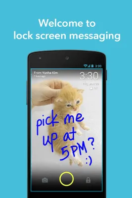 Скриншот приложения ScreenPop Lockscreen Messenger - №1