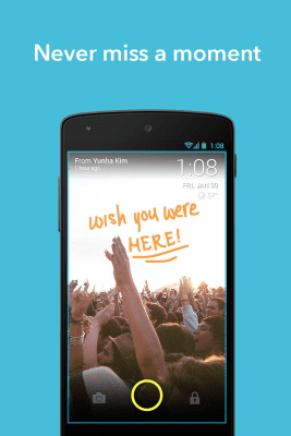 Скриншот приложения ScreenPop Lockscreen Messenger - №4