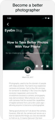 Скриншот приложения EyeEm - №3