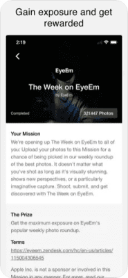 Скриншот приложения EyeEm - №4