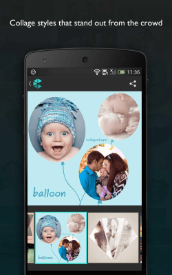 Скриншот приложения Collage Shape - Коллажи - №4